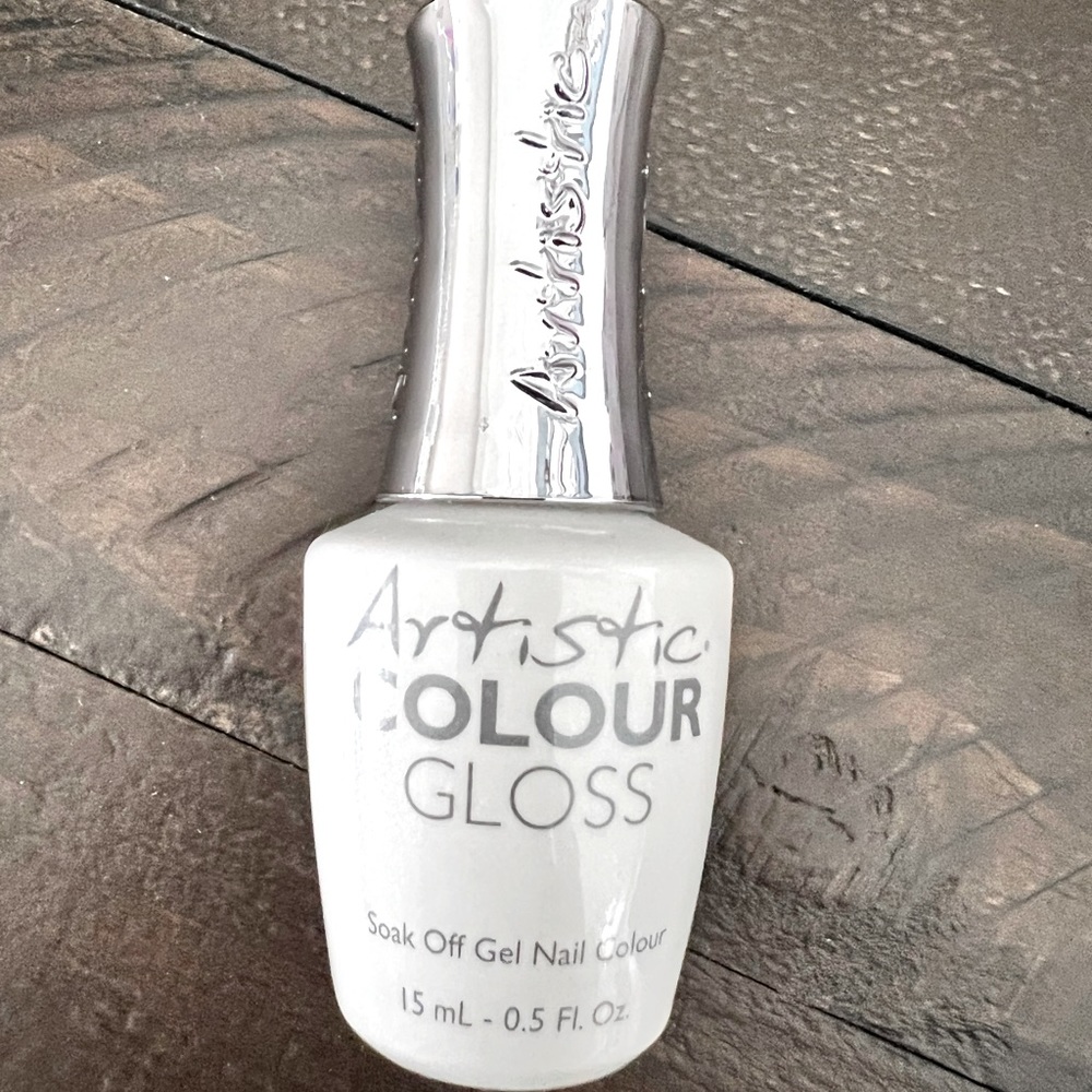Artistic Colour Gloss Dazzling Daydream NEW Spring White Shimmer Gel Polish